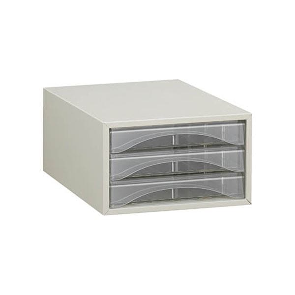 TRUSCO レターケースA4型/浅型タイプ 3段 A4-S3P 1台