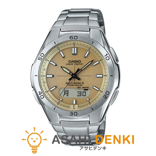 腕時計・時計 カシオ WVA-M640D-9AJF CASIO ウェーブセプター wave ceptor ゴールド 男性