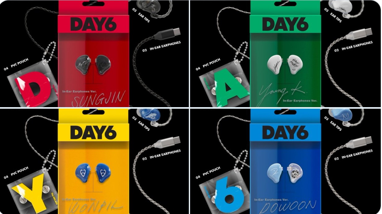 DAY6 4th Full Album In-Ear Earphones Ver