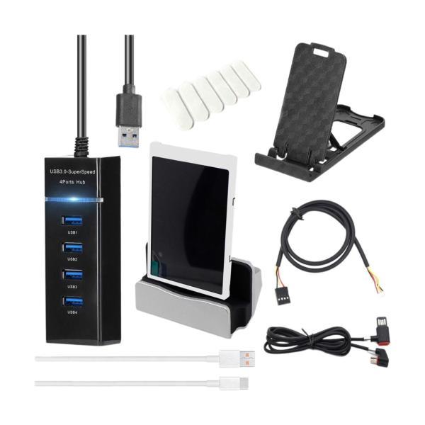 3.5インチ PC データモニターセット 水平垂直 ホワイト