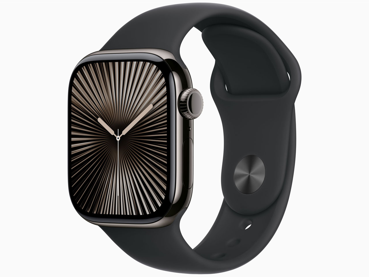 Apple Watch Series 10 GPS+Cellularモデル 42mm MWXH3J/A [スレートチタニウムケース・ブラックスポーツバンド M/L]