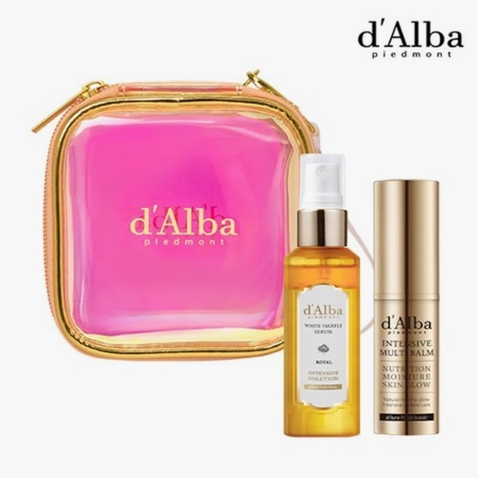 [韓国正規品]ロイヤル ホワイトトリュフ セラム 60ml x 1本+マルチバーム 9g x 1個+ホログラムポーチ