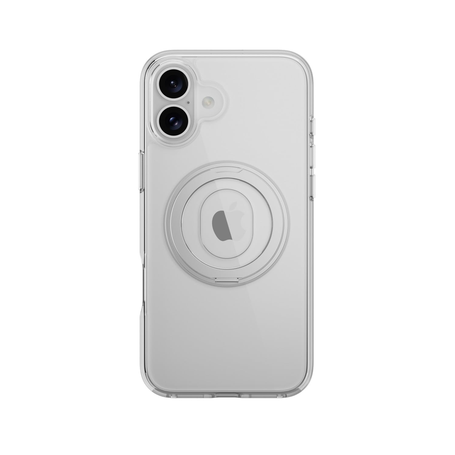 【MagEasy】 iPhone 16 Plus 対応 ケース クリア MagSafe対応 スタンド リング付き 耐衝撃 MIL規格 スマホケース マグセーフ リング スマホカバー [ iPhone1