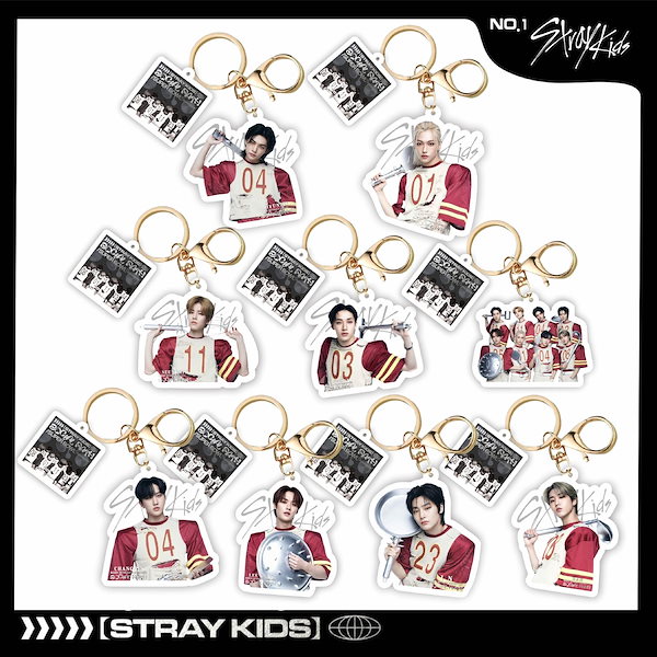 Qoo10] フィリックス Stray Kids キーホルダー キー