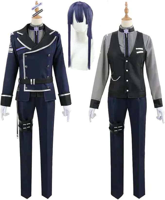【一部分3日内出荷】コスプレ ハロウィン ウィッグ追加可能 変装 コスチューム パーティ イベント 仮装 ハロウィン Vtuber バーチャル コスプレ衣装 長尾景 イベント用品
