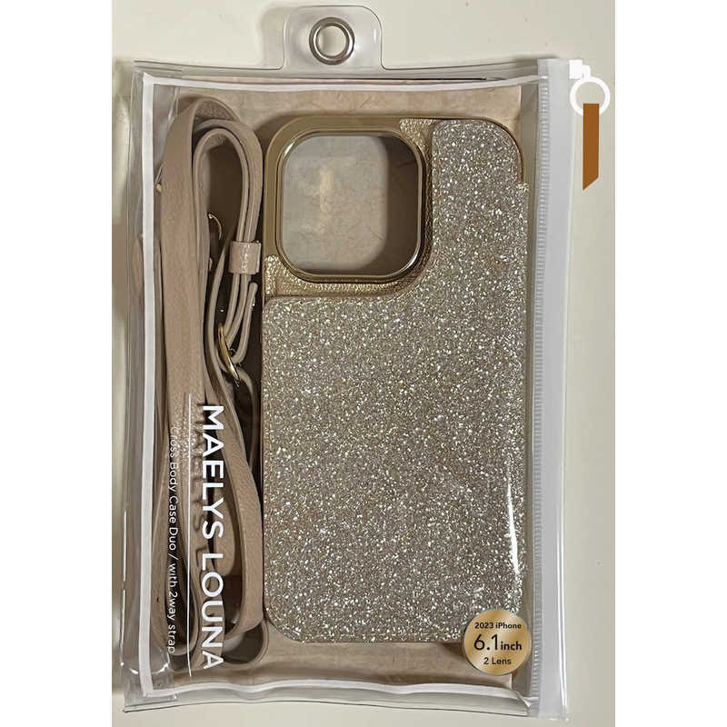 CCCフロンティア　iPhone15 6.1インチ Cross Body Case Duo ゴールド　MLCSIP23M2CBGD