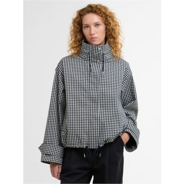26SS 女性 ネイビー Bronwyn Check シャワープルーフ ジャケット URJU6E320N2