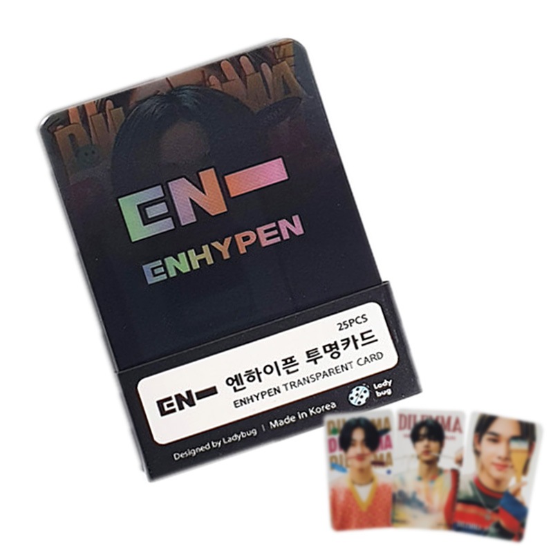 Qoo10] 【ENHYPEN】透明フォトカード25枚