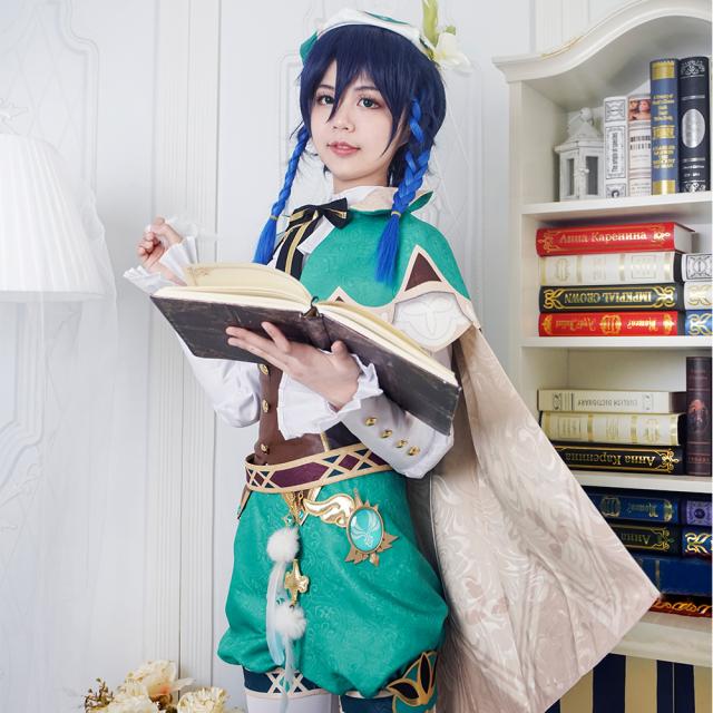 新タイプ追加 激安販売 原神 Genshin げんしん ウェンティ Venti コスチューム cosplay [4675]