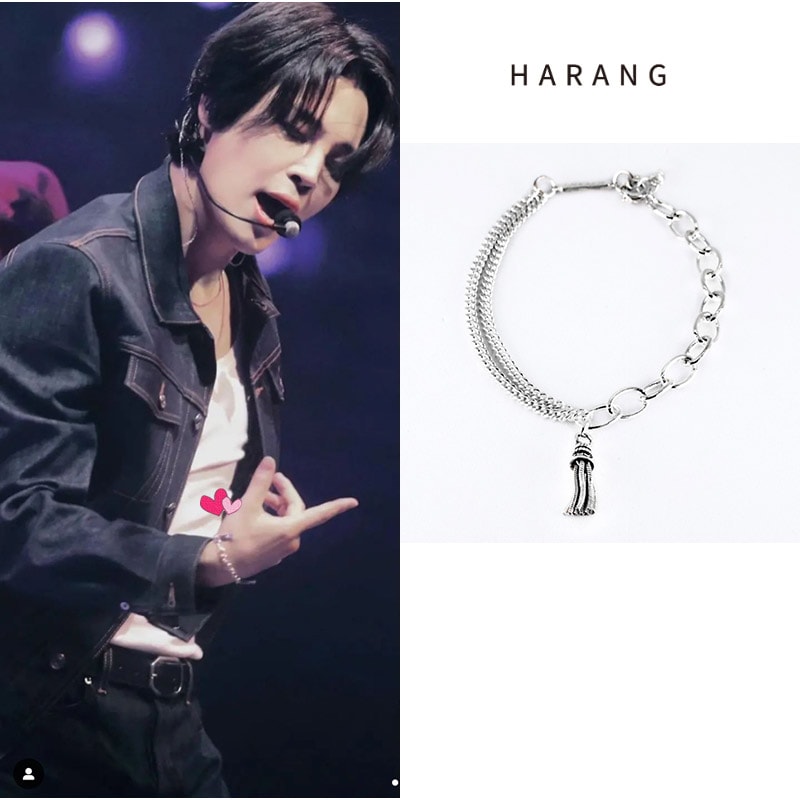 ★BTS ジミン着用★関税込★HARANG★ブレスレット HR 367B★ HARANG ブレスレット【BTS ジン・ジミン・シュガ着用】