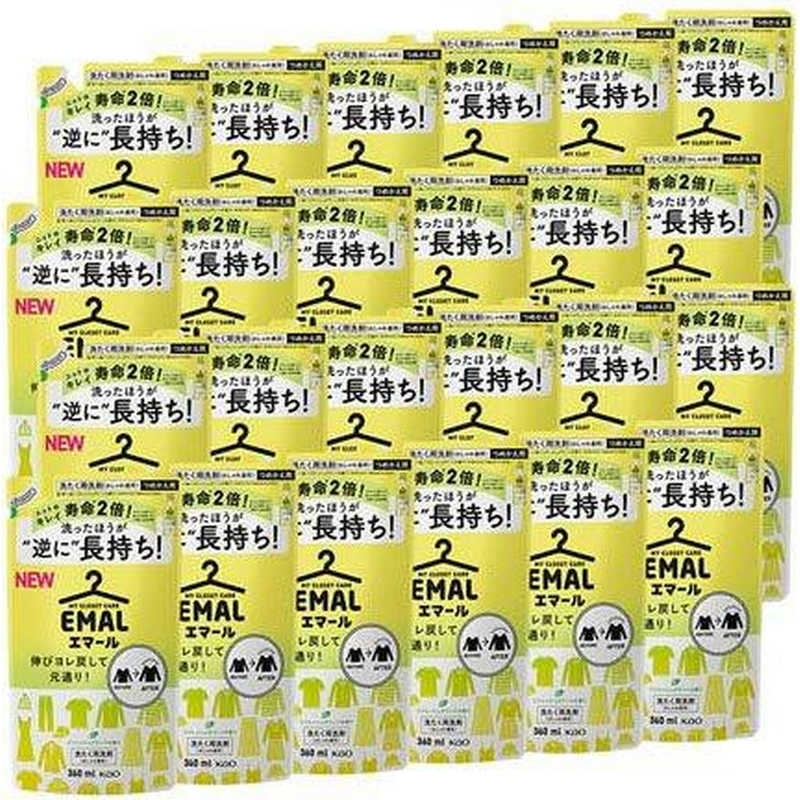 花王　【ケース販売】 エマール つめかえ用 360mL×24個 リフレッシュグリーンの香り