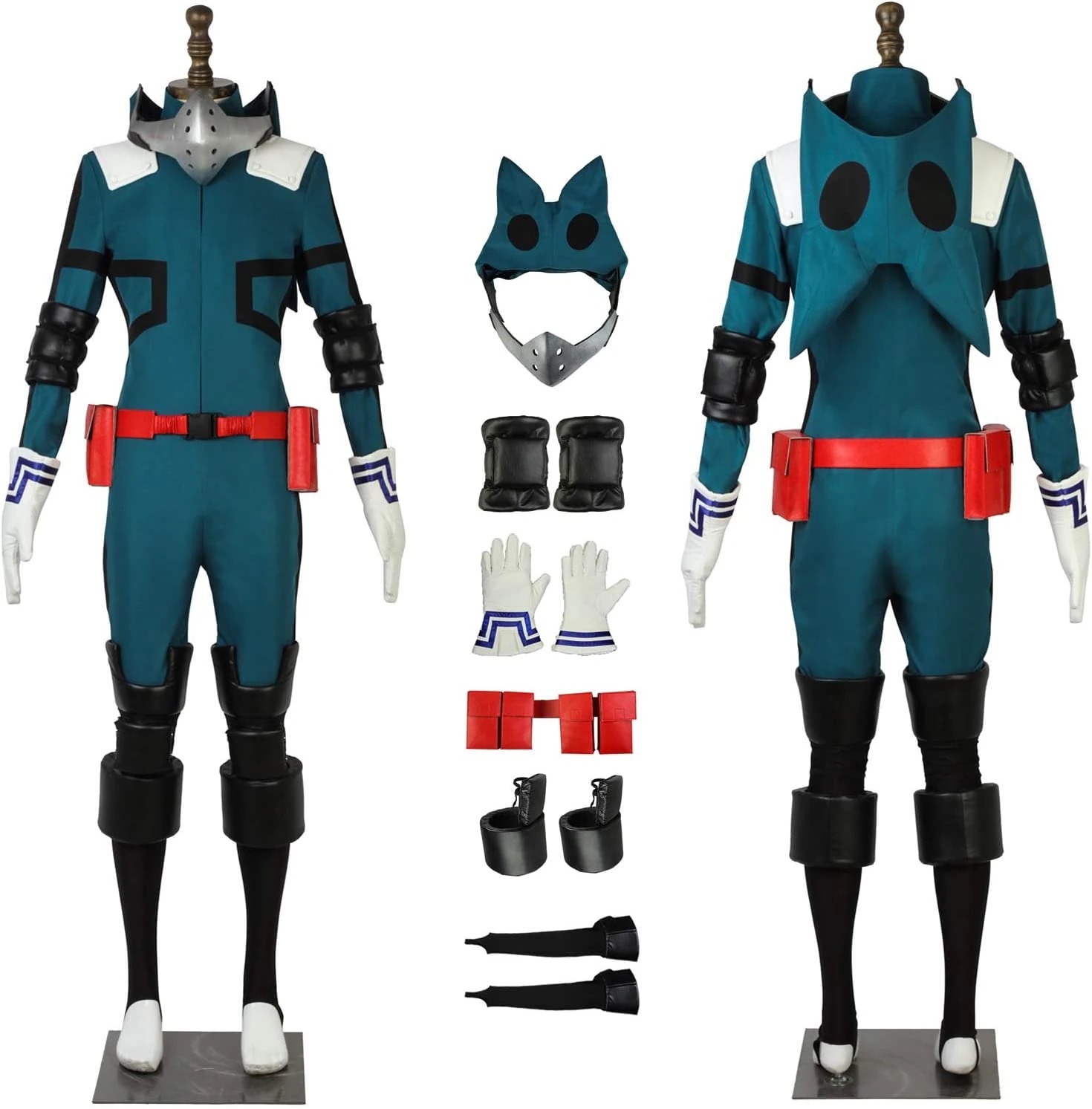 僕のヒーローアカデミア ヒロアカ 緑谷出久 デク 仮装 戦闘服 豪華版 男女兼用 コスチューム