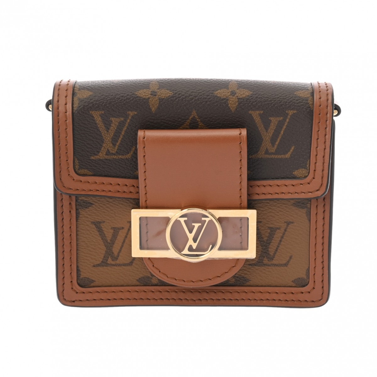 モノグラムリバース ピコ ドーフィーヌ 2WAY ブラウン M82749 レディース モノグラムキャンバス ショルダーバッグ Aランク 中古 銀蔵