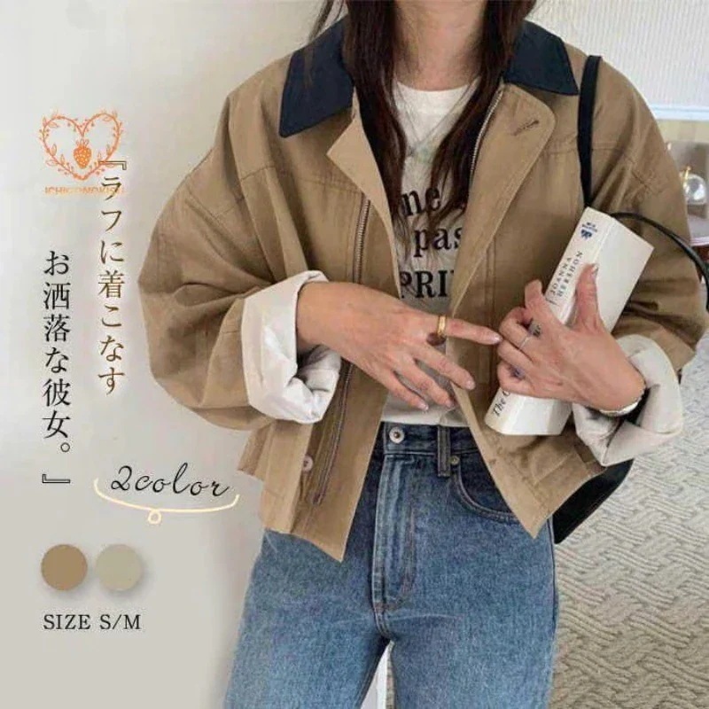 ノーカラー 大人可愛い キレカジ 金ボタン おしゃれ アウター モノトーン ツイードジャケット コンサバ 春服 ジャケット レディースファッション 韓国ファッション 秋服 セレカジ シンプル