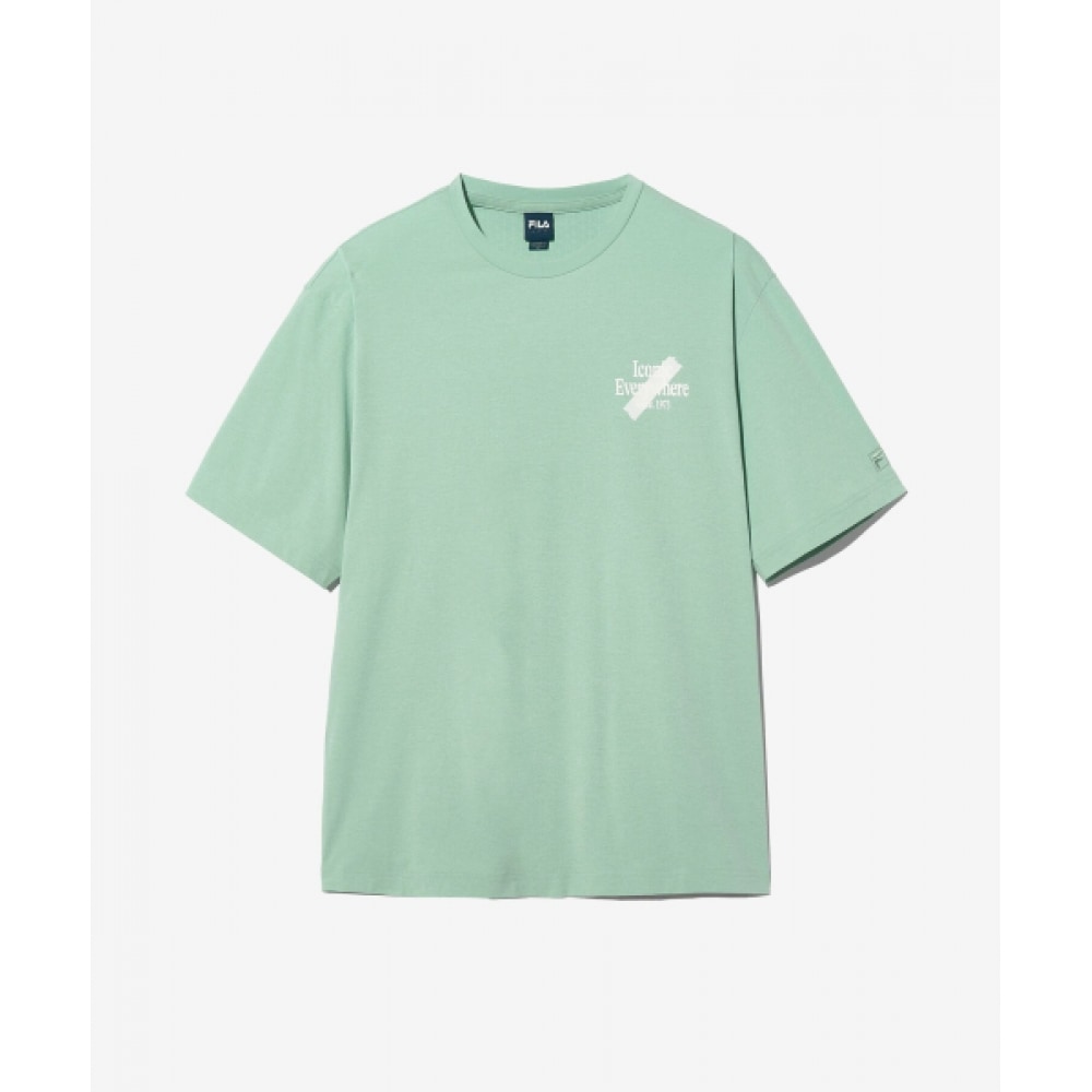 FILA クールフィーリングアイコニックグラフィックショートスリーブTシャツ (FS2RSH2106XDTM)