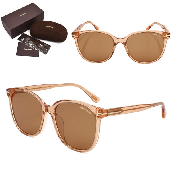 サングラス FT0972-K/S 45E 56 サングラス EYEWEAR アジアンフィット オレンジ ブラウン メンズ レディース ユニセックス