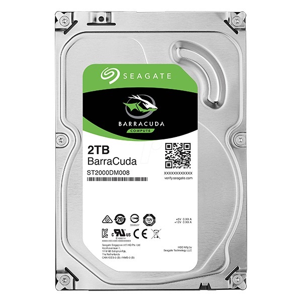 ST2000DM008 BarraCuda 3.5 2TB 内蔵HDD メーカー2年保証 SATA 6.0Gb/s 256MB 7200rpm ST2000DM008