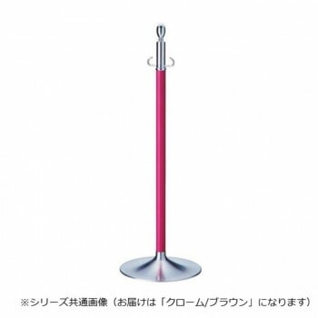 シロクマ フロアパーティションポール クローム/ブラウン FPP-1115 27,344円