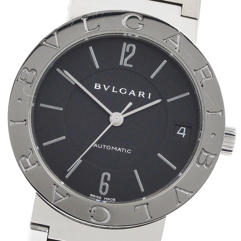ブルガリ BVLGARI BB33SS ブルガリブルガリ デイト 自動巻き メンズ 箱・保証書付き_940022【中古】