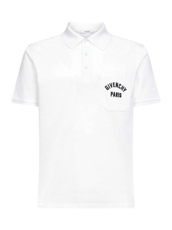 GIVENCHY Men Polo Shirts BML00T3YSD 100 White