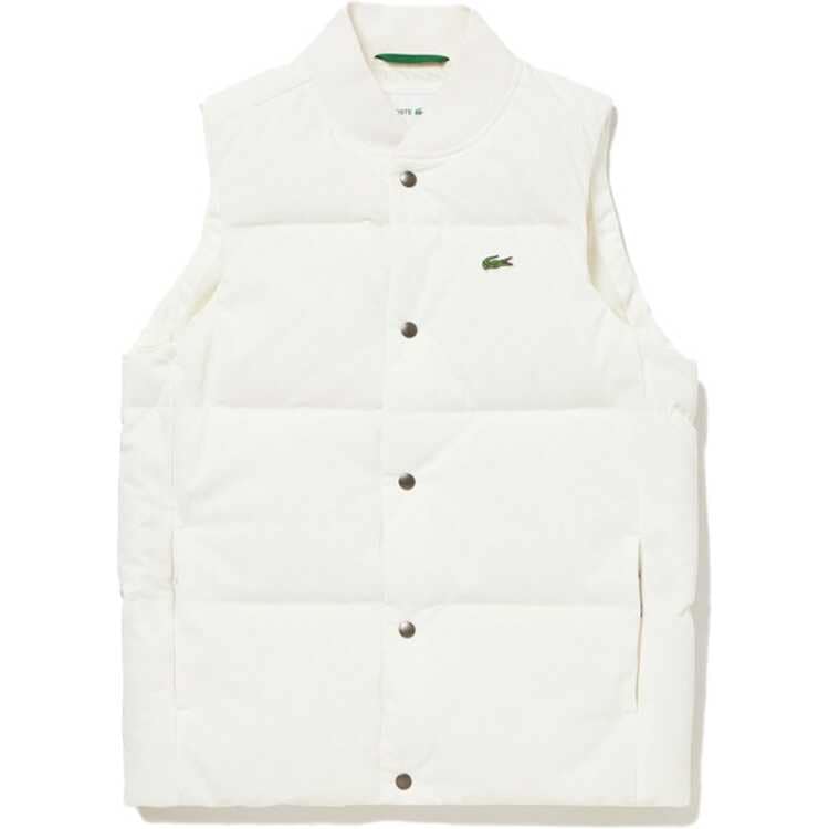 ピケダウンベスト（メンズ） S（048） ホワイト #BH101LJ-99-70V