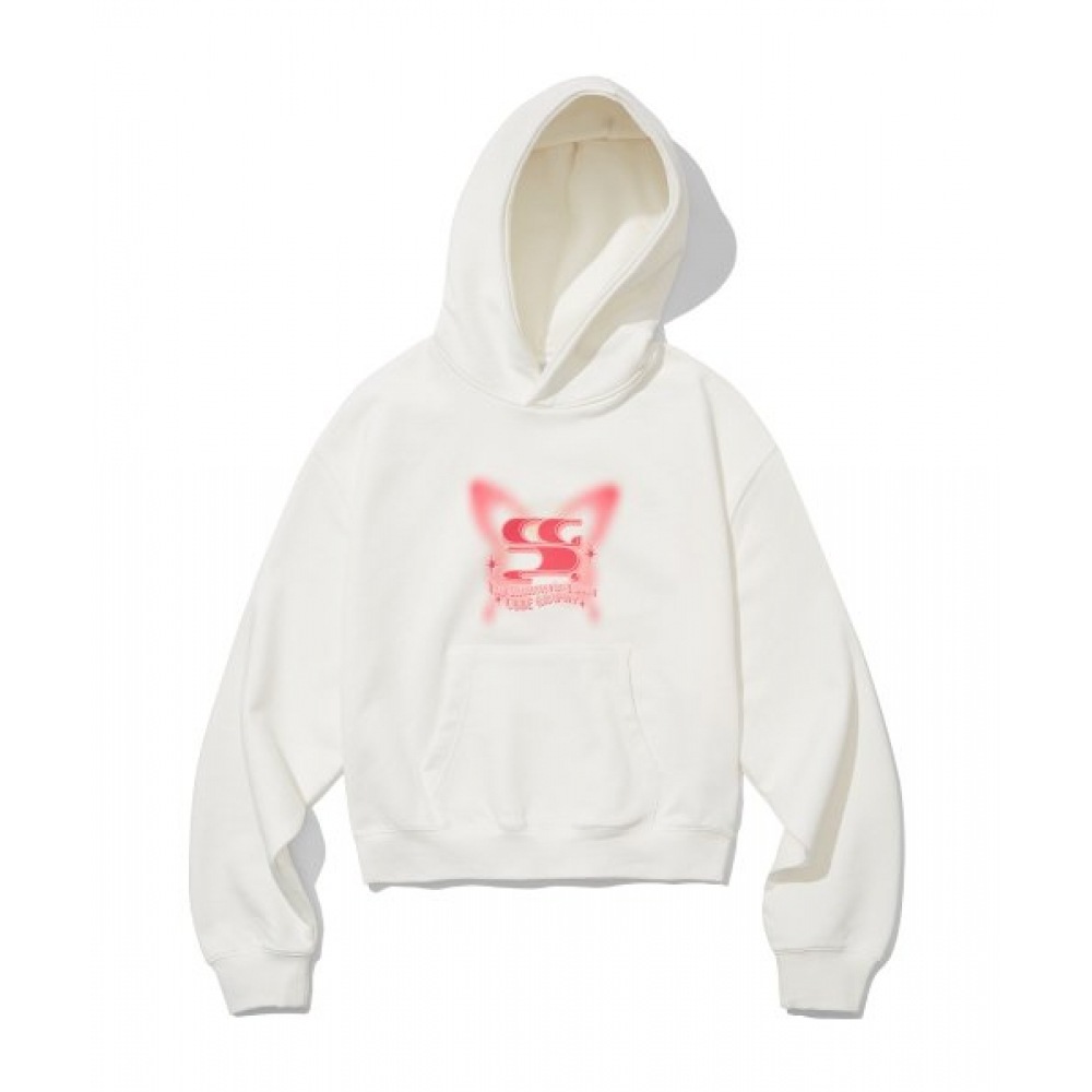 CODEGRAPHY (ウィメンズ) バタフライフーディ_オフホワイト WAVE