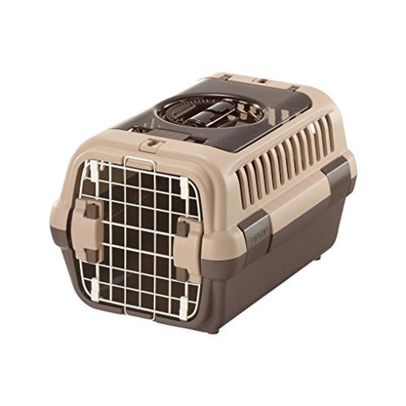 短納期キャンピングキャリーダブルドア 超小型犬・猫用 ダークブラウン Sサイズ Mサイズ