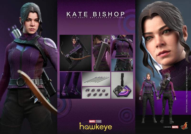新品未開封 ホットトイズ TMS074 ホークアイ Hawkeye ケイトビショップ Kate Bishop 1/6フィギュア