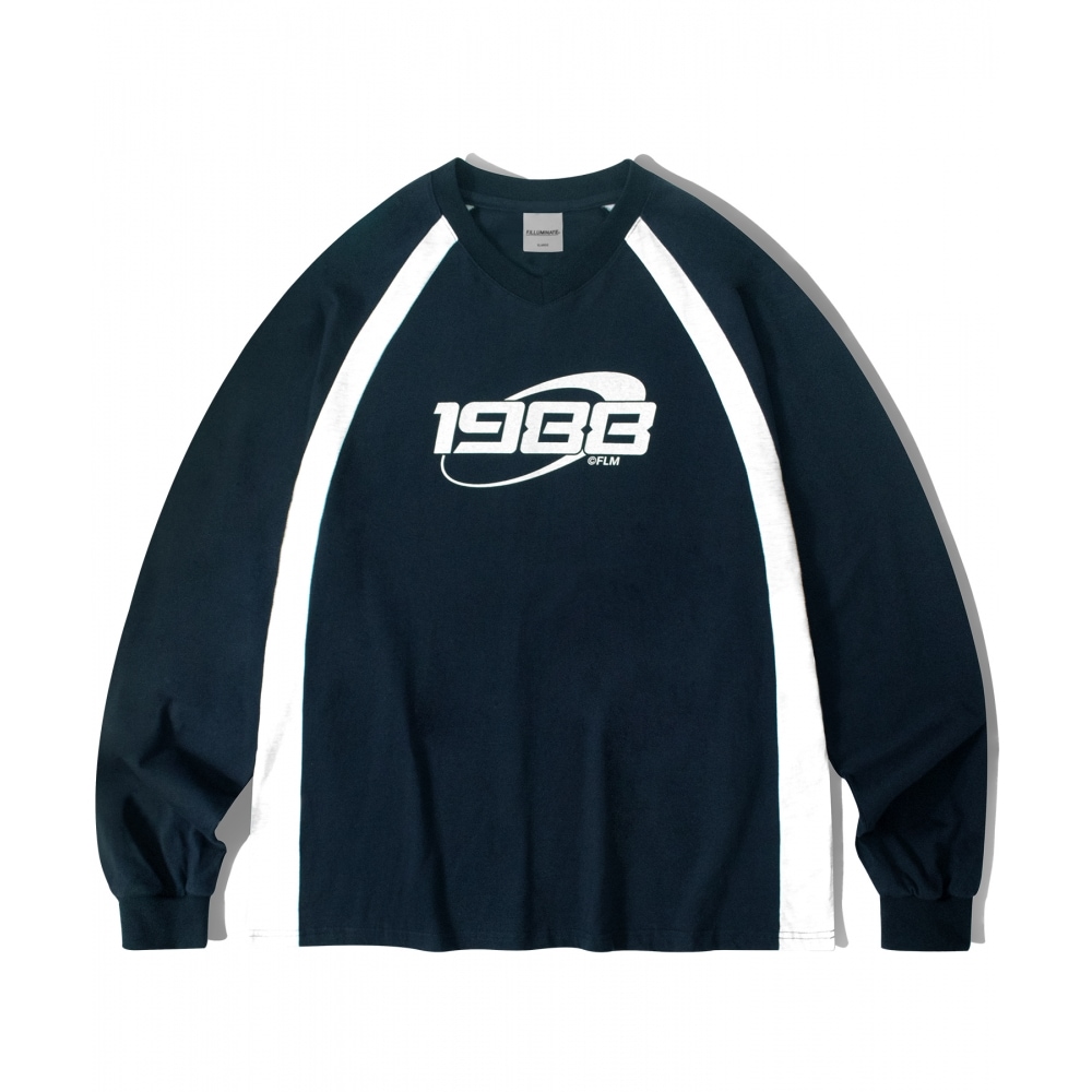 FILLUMINATEオーバーフィット1988アーカイブロングスリーブ - ネイビー