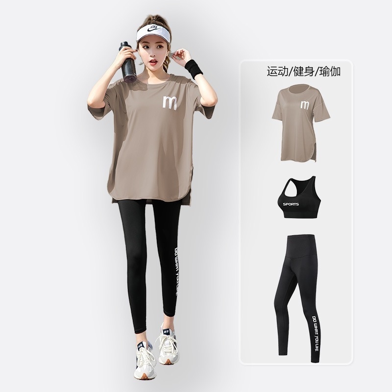 【最安値挑戦】上下セット レディース スポーツウェア 体型カバー ヨガトップス セットアップ ヨガウェア