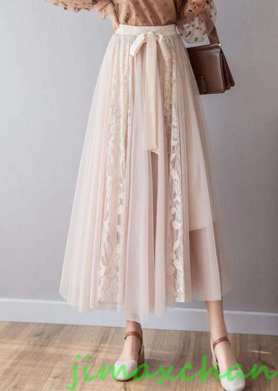 新生活 サマー 春夏 マキシ丈スカート アレアスカート チュールスカート ミディスカート ロングスカート ティアー スカート スタイリッシュ