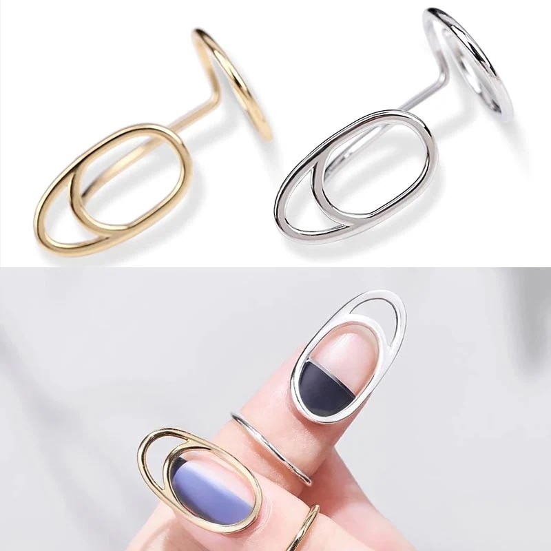 シンプル ネイルリング 指輪 フィンガー チップリング 1個 フリーサイズ 指先 爪 3号 小さい 4,590円