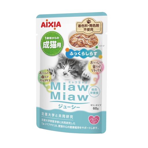 ミャウミャウ (MiawMiaw) ジューシー ふっくしらす 60g×60個セット