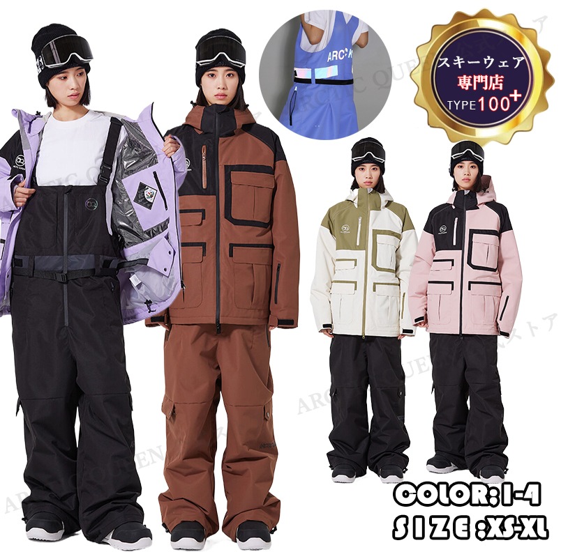 ARCTIC QUEEN スノーボードウェア　スキーウェア　M 楽天市場】ARCTIC QUEEN 2024 2025 新作 スノーボードウェア
