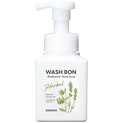 他サイト： サラヤ WASH BON ウォシュボン ハーバル薬用ハンドソープ 本体 310mlの商品画像