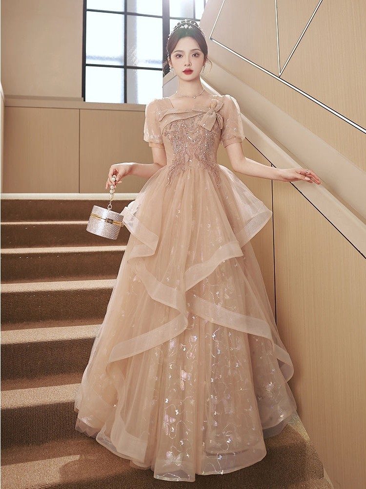 ドレス 正式な場合礼装 ウェディングドレス パーティードレス 結婚式ワンピース 花嫁ロングドレス 演奏会 発表会 卒業式 成人式キャミワンピース同窓会 ドレス 同窓会 ワンピース お呼ばれドレス