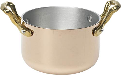 Ballarini バッラリーニ 「 セルヴィン ターヴォラ キャセロール 11cm 500ml コッパー イタリア製 」 両手 鍋 ガス火専用 アルミ 銅 【日本正規販売品】 75000-670