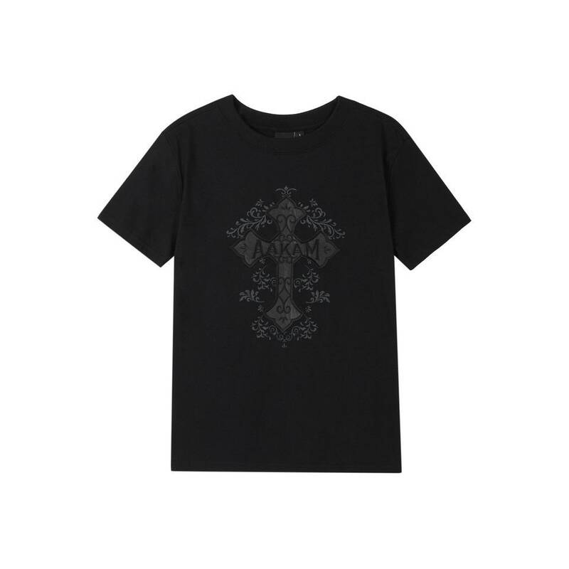 アカム AAKAM AKM CROS2 ハーフトップ ブラック 549545