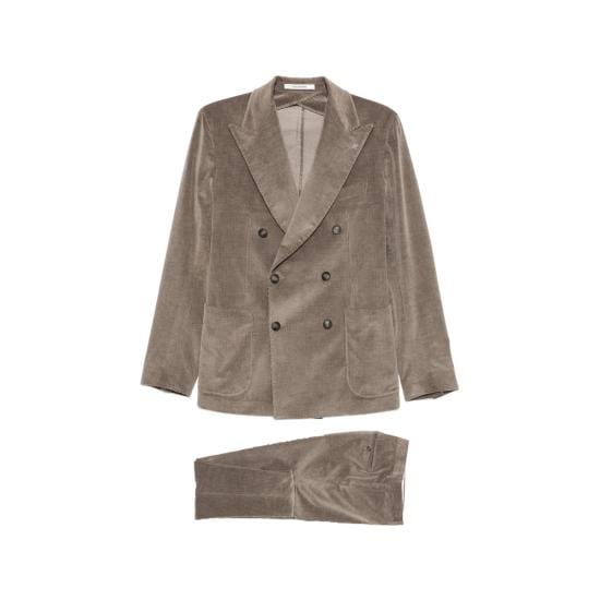 TAGLIATORE Men Suits Set 020002 2SMC20K01 F1131 BROWN