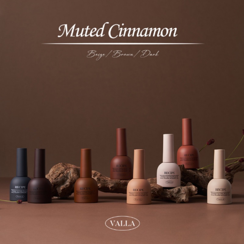 VALLA / Muted Cinnamon 8 Set / Nail