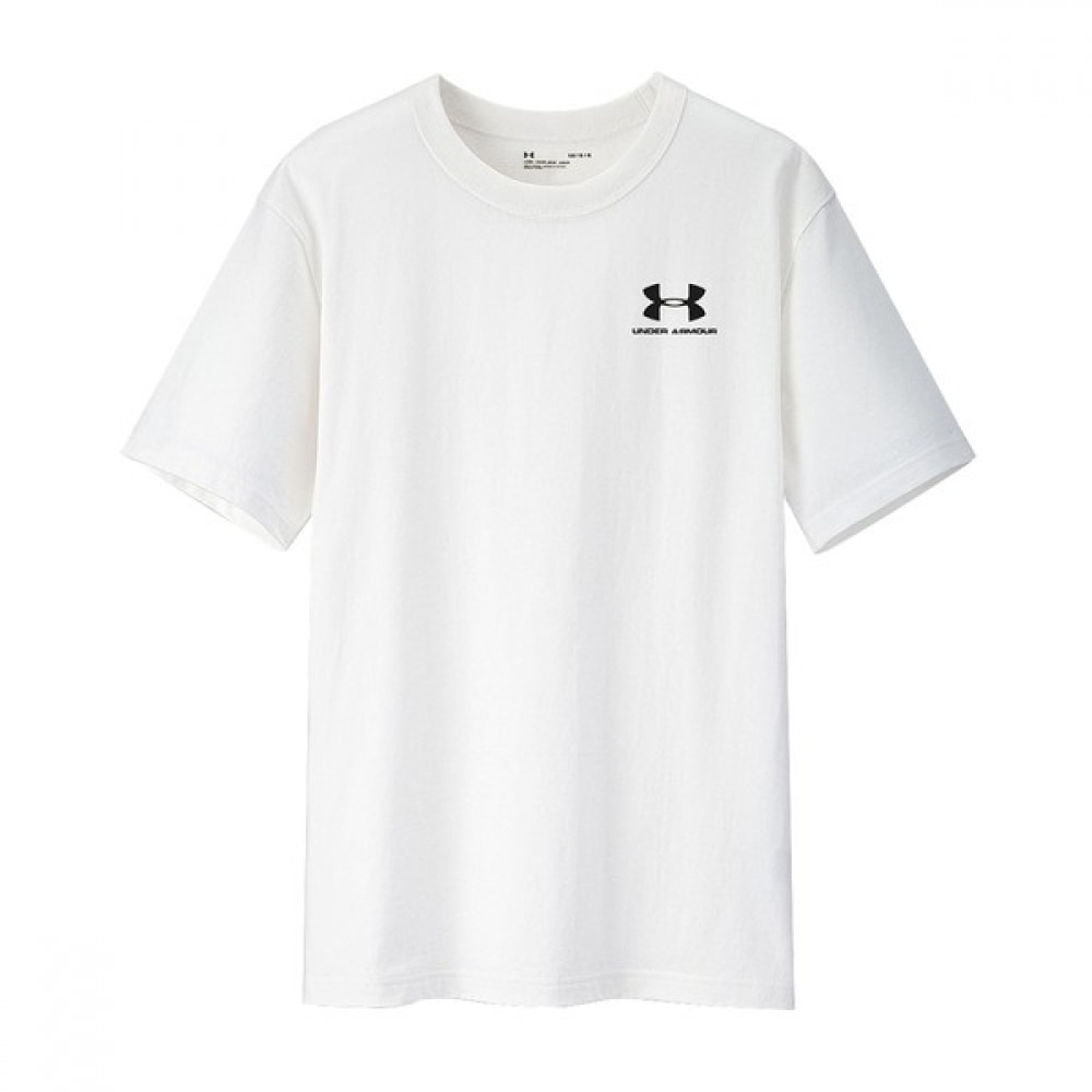 [アンダーアーマー] アンダーアーマー UA スポーツスタイル左胸ヒートギアホワイト 1326799-100