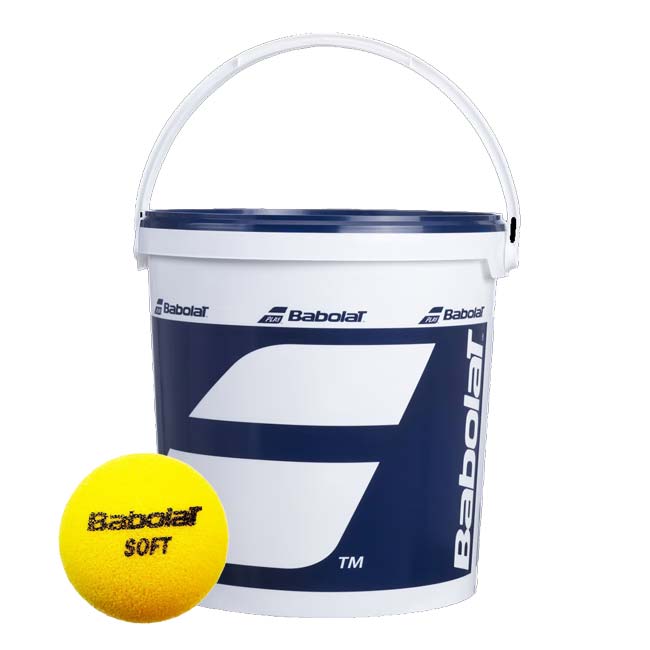 36球入り バボラ(Babolat) Soft Foam Box X36 ソフトフォームボックス 36球入り バケツ入りスポンジボール ジュニアボール 513004-113(24y7m)