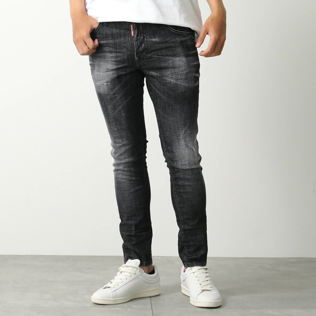 DSQUARED2 ディースクエアード ジーンズ Skater Jean スケーター S74LB1726 S30357 メンズ デニムパンツ スキニー スリム ストレッチ 900