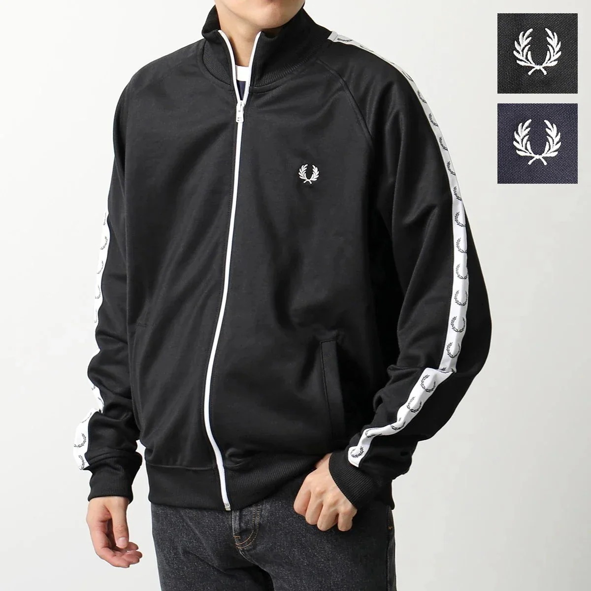 FRED PERRY フレッドペリー トラックジャケット TAPED TRACK JACKET J4620 メンズ ジャージ アイコン刺繍 ブルゾン カラー2色