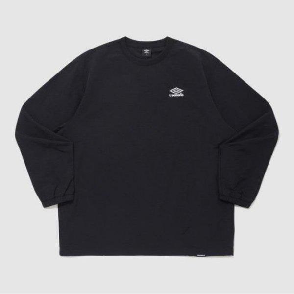 長袖Tシャツ JQS UQ111CWT25-BLK アーチレタリングピステ BLACK