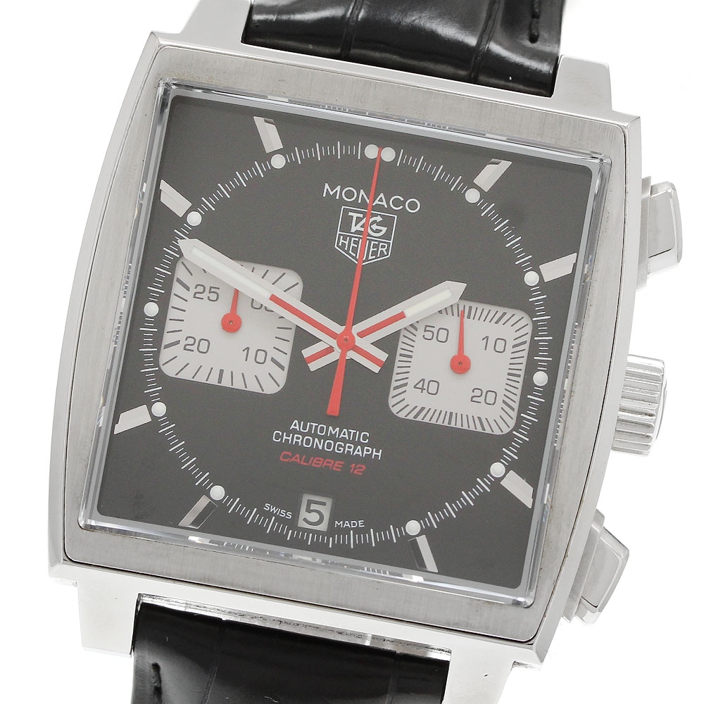 タグホイヤー TAG HEUER CAW2114.FC6177 モナコ レーシング クロノグラフ キャリバー12 自動巻き メンズ 美品 _959907【中古】