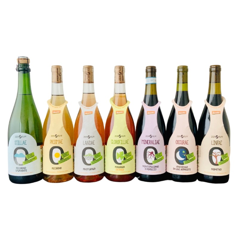 【CANTINA ORSOGNA 】ゼロプロシリーズ　イタリアナチュラルワイン全７種セット　【亜硫酸無添加】