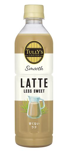 TULLY’S COFFEE(タリーズコーヒー) スムース 甘くないラテ 430ML×24本