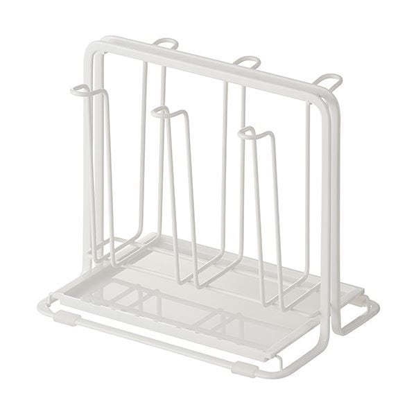 （まとめ）グラススタンド Nポゼ Wコート コップスタンド トレー付き [24個セット]