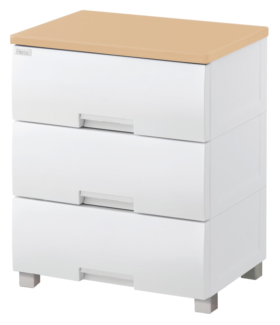 天馬 F5503(FITSプラス) フィッツプラス　幅55cm　3段（天板：メープル/本体：ホワイト） F5503FITSプラス 9,980円